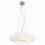Ideal Lux Glory 019741 lampada a sospensione vetro bianco
