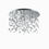 Ideal Lux Neve PL12 022239 plafoniera cristallo cromo