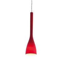 Ideal Lux Flut SP1 Small 035703 lampada a sospensione rosso