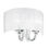 Ideal Lux Swan AP2 applique vetro soffiato bianco