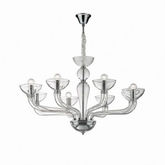 Ideal Lux Casanova SP8 044255 lampadario 8 bracci trasparente