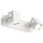 Ideal Lux Mouse AP2 073545 applique 2 luci orientabili bianco