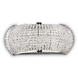 Ideal Lux Pasha' applique cristallo AP3 cromo