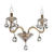 Ideal Lux Negresco AP2 087757 applique 2 luci oro
