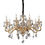 Ideal Lux Negresco SP8 087764 lampadrio 8 bracci trasparente