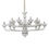 Ideal Lux Lampada a sospensione 40w e14 bianco 16 casanova sp