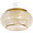 Ideal Lux Pasha' plafoniera cristallo PL6 oro