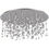 Ideal Lux Da soffitto 15 x 40w g9 bianco lampada neve pl