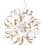 Ideal Lux Vortex SP6 101606 lampada a sospensione oro