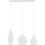 Ideal Lux Lampada a sospensione soft 3 e14 bianco