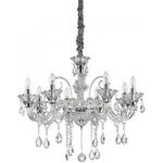 Ideal Lux Colossal SP8 114187 lampadario 8 bracci trasparente