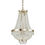 Ideal Lux Caesar SP6 114729 lampada a sospensione cristallo oro