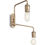 Ideal Lux Triumph AP2 160245 applique ottone invecchiato