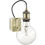 Ideal Lux Frida ap1 brunito lampada parete e27 metallo x