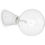 Ideal Lux Winery ap1 bianco lampada parete ceramica smaltata x e27