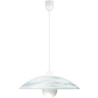 Fan Europe Sospensione 9 4010 lampadario vetro bianco 27