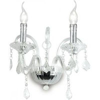 Fan Europe Applique cristallo 2 bracci
