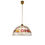 Fan Europe Aragona lampadario madreperla con decori