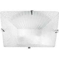 Fan Europe Iside plafoniera vetro diamantato