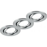 Fan Europe Matrix LEDM3 faretti LED a incasso rotondi cromo orientabili
