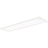 Lumen Pannello led 40 bianco alluminio rettangolare luce fredda panel-f-30x120 cm