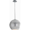 Fan Europe Sospensione moderna sferica vetro argento lampadario vanity/s30 sil i e27