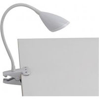 Fan Europe Hegel-White lampada LED a morsetto bianco