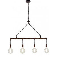 Fan Europe Amarcord lampadario rustico metallo 4 luci
