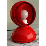 Artemide Eclisse lampada da tavolo Rosso