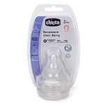 Chicco Tettarella Benessere silicone 2m+ 2 fori