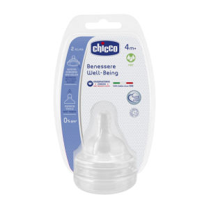 Chicco Tettarella Benessere silicone 4m+ 3 fori