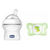 Chicco Biberon Natural Feeling 0m+ silicone Bianco 150ml + succhietto micro