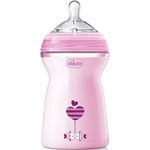 Chicco Biberon Natural Feeling 6m+ silicone Rosa 330ml
