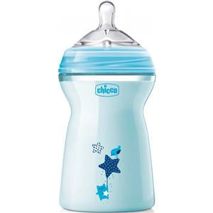 Chicco Biberon Natural Feeling 6m+ silicone Azzurro 330ml