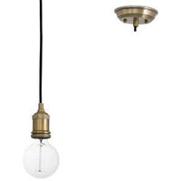 Faro Barcellona Art 64137 lampada a sospensione oro anticato