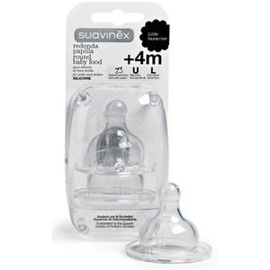 Suavinex Tettarella silicone 4m+ flusso pappa