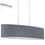 Eglo Pasteri 31586 lampada a sospensione tessuto grigio