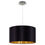 Eglo Maserlo 31599 lampadario tessuto nero