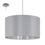 Eglo Maserlo 31601 lampadario tessuto grigio