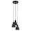 Eglo Priddy 49465 lampada a sospensione metallo 3 luci