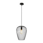 Eglo Newtown 49472 lampadario metallo nero