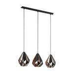 Eglo Carlton 49991 lampada a sospensione 3 luci