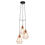 Eglo Tarbes 94196 lampada a sospensione rame 3 luci