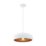 Eglo Mogano 1 94606 lampadario metallo bianco