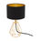 Eglo Carlton 2 95788 lampada da tavolo nero e oro