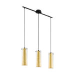 Eglo Pinto lampada a sospensione 3 luci Oro