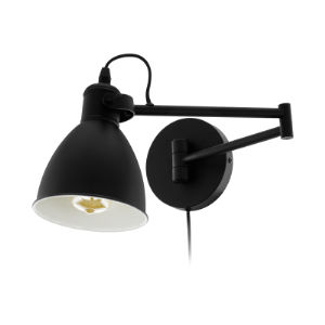 Eglo San Peri 97886 applique LED metallo nero