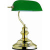 Globo Antique 2491 lampada da tavolo ottone verde