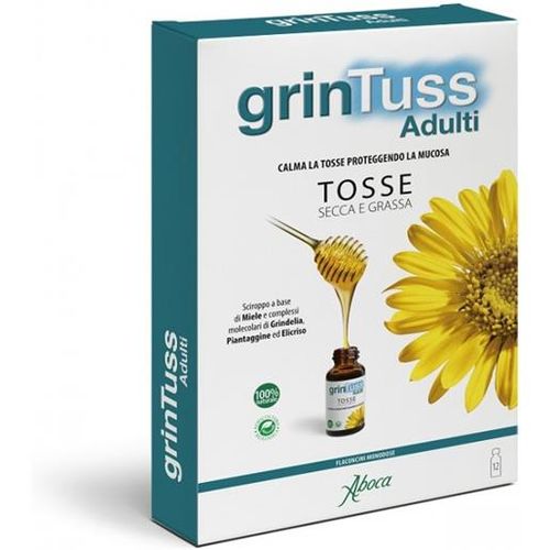 Aboca Grintuss Adulti Sciroppo 12 flaconcini