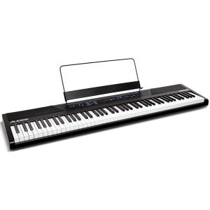 Alesis Melody 54 - Pianola Portatile Per Scuola Media, Tastiera Musicale a  54 Tasti con Casse Integrate, Microfono, Leggio e Potenti Funzioni  Didattiche 